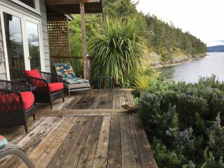 Overlooking the water